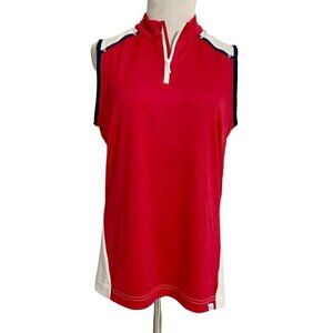 GGblue Large  Sleeveless Top Tank Golf Tennis Athletic
